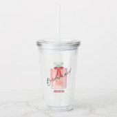 Bridesmaid-Geschenk für Bridesmaid Vorschlag maßge Acryltrinkbecher (Vorderseite)