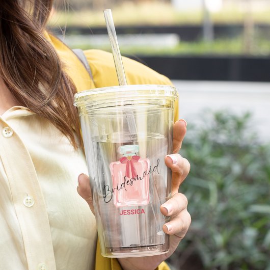 Bridesmaid-Geschenk für Bridesmaid Vorschlag maßge Acryltrinkbecher