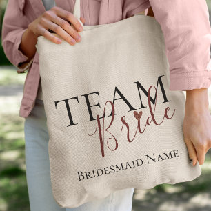 Bridesmaid-Geschenk für Hochzeit und Junggeselinne Tragetasche