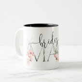 Bridesmaid-Geschenk Hochzeitsfeier Gift Bridesmaid Zweifarbige Tasse (Vorderseite Links)