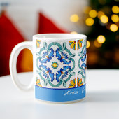 Bridesmaid Geschenke favorisiert blau Majolica Fli Kaffeetasse