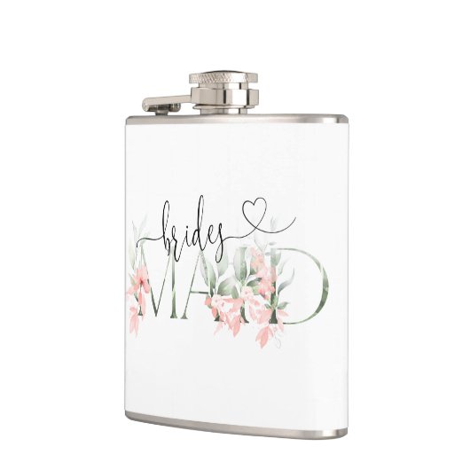 Bridesmaid Geschenke Flask Floral Wedding Party Ge Flachmann (Links)