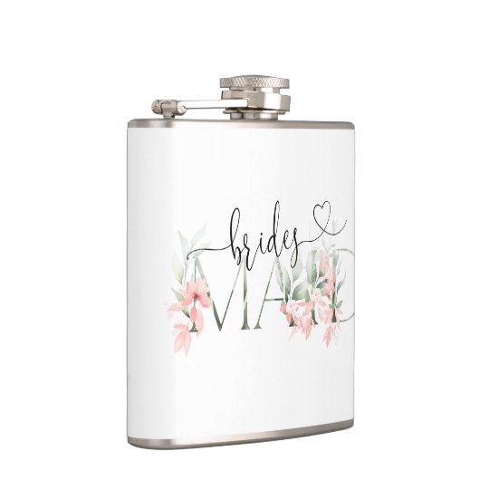 Bridesmaid Geschenke Flask Floral Wedding Party Ge Flachmann (Rechts)