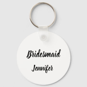 Bridesmaid Geschenke Individuelle Name Hochzeit Schlüsselanhänger