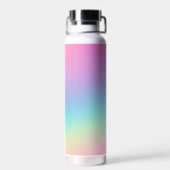 Bridesmaid Geschenke pastel Regenbogen ombre perso Trinkflasche (Rückseite)