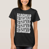 Bridesmaid-Geschenkgutscheine, individuell anpassb T-Shirt (Vorderseite)