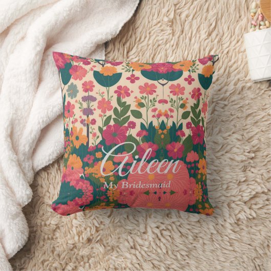 Bridesmaid-Geschenkidee Kissen (Decke)