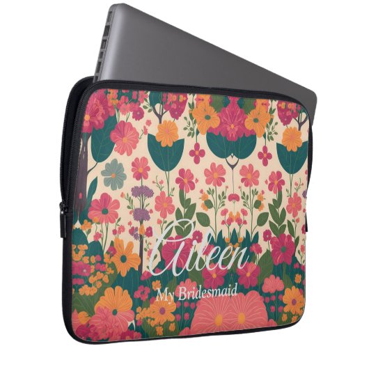 Bridesmaid-Geschenkidee Laptopschutzhülle (Vorne Rechts)