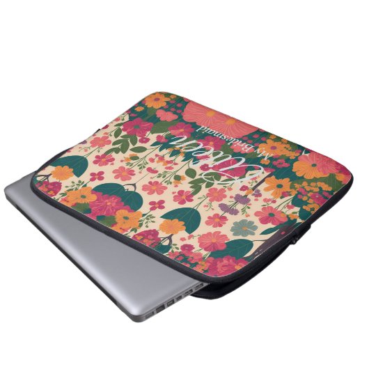 Bridesmaid-Geschenkidee Laptopschutzhülle (Vorne Knopf)