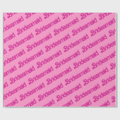 Bridesmaid Geschenkpapier (Flach)