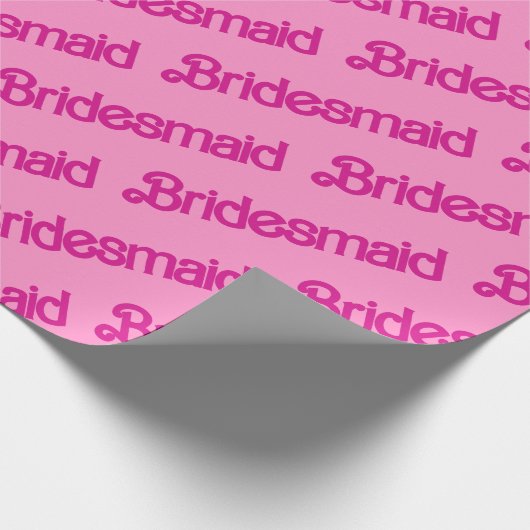 Bridesmaid Geschenkpapier (Ecke)