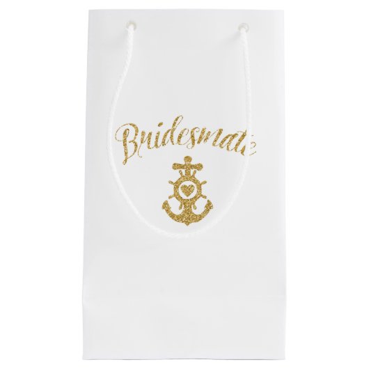 Bridesmaid Geschenktasche - Bridesmate for Beach W Kleine Geschenktüte (Vorderseite)