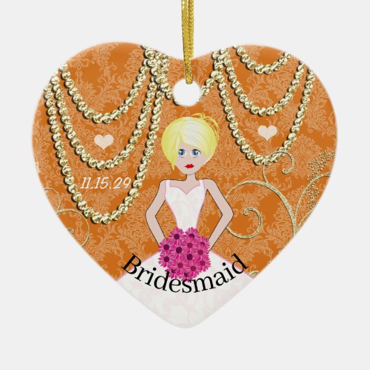 Bridesmaid gibt dir die Wahl zwischen Farben Keramikornament (Vorne)