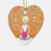 Bridesmaid gibt dir die Wahl zwischen Farben Keramikornament (Links)