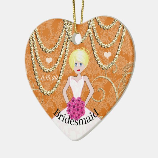 Bridesmaid gibt dir die Wahl zwischen Farben Keramikornament (Links)