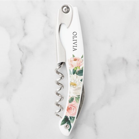 Bridesmaid Gift Cork Screening - Airy Blush Kellnermesser (Vorderseite)