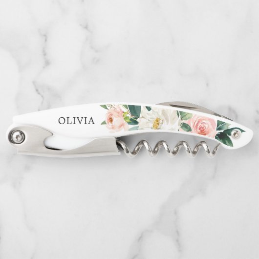 Bridesmaid Gift Cork Screening - Airy Blush Kellnermesser (Vorderseite)