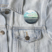 Bridesmaid Gift Gastgeschenk Beach Abstrakt Button (Beispiel)