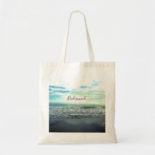 Bridesmaid Gift Gastgeschenk Beach Abstrakt Tragetasche