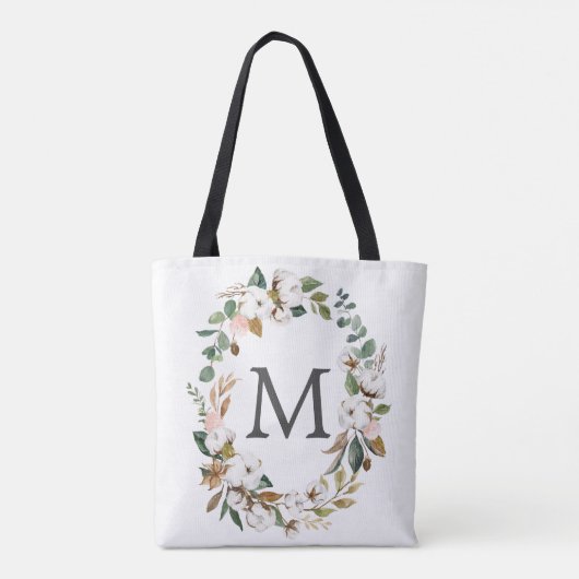 Bridesmaid Gift Personalisiert Tote Bag Magnolia Tasche (Rückseite)