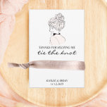 Bridesmaid Haargummi Scrunchie Holder Begleitkarte<br><div class="desc">Platzieren Sie einen Scratchie oder einen Haargummi um die Karte,  um sich für eine bezaubernde und nützliche Art und Weise zu bedanken.</div>