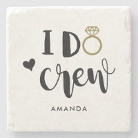 Bridesmaid I Do Crew Black and White