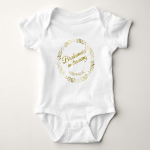 Bridesmaid im Training Fun Baby One Piece Strampler