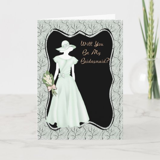 Bridesmaid Invasion Green Einladung (Vorderseite)