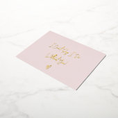 Bridesmaid Invitation I Can't Say I Do Without You Folie Einladungspostkarte (Gedreht)