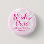 Bridesmaid Junggeselinnen-Abschied Personalisiert Button (Vorderseite)