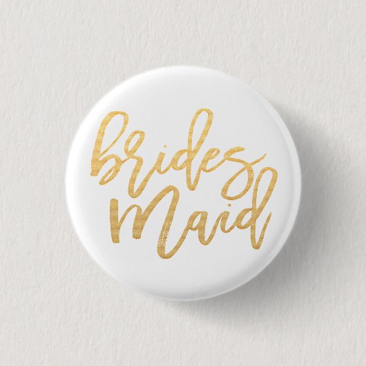 Bridesmaid-Kalligraphie Button (Vorderseite)