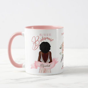 Bridesmaid Karikatur Vorschlag Danke, Custom Tasse