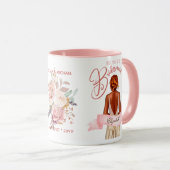Bridesmaid Karikatur Vorschlag Danke, Custom Tasse (VorderseiteRechts)