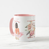 Bridesmaid Karikatur Vorschlag Danke, Custom Tasse (Vorderseite Links)