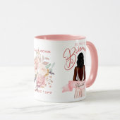 Bridesmaid Karikatur Vorschlag Danke, Custom Tasse (VorderseiteRechts)