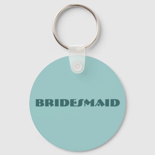 BRIDESMAID KEY CHAIN SCHLÜSSELANHÄNGER (Vorderseite)