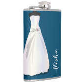 Bridesmaid-Kleid für persönliche Hochzeit Flachmann (Rechts)