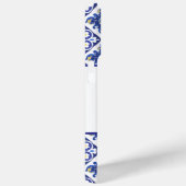 Bridesmaid Lemons Blue Italian Tiles Brautparty Case-Mate iPhone Hülle (Rückseite / Rechts)