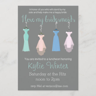 Bridesmaid Luncheon Einladung
