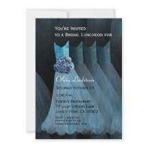 Bridesmaid Luncheon oder Brunch Blue Dress