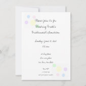 Bridesmaid Luncheon - Servierendes Set Einladung (Rückseite)