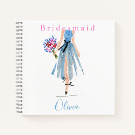 Bridesmaid Made of Honor Vorschlag Mode Blume Notizblock