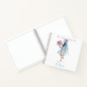 Bridesmaid Made of Honor Vorschlag Mode Blume Notizblock (Innenseite)