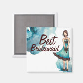 Bridesmaid Magnet (Vorderseite/Rückseite)