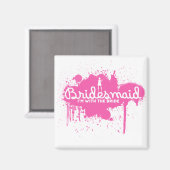 Bridesmaid Magnet (Vorderseite/Rückseite)