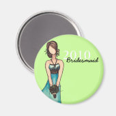 Bridesmaid Magnet (Vorderseite/Rückseite)