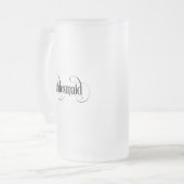 Bridesmaid Mattglas Bierglas (Vorderseite Links)