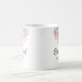Bridesmaid Moderne rustikale Tasse Geschenk | weiß (Mittel)