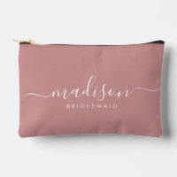 Bridesmaid Modernes Minimales Skript Dusty Pink