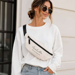 Bridesmaid   Modernes Minimalistisches Script Rosa Bauchtasche